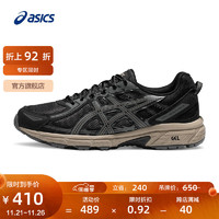 ASICS 亚瑟士 Gel-venture 6 男子越野跑鞋 1011B550-002 黑灰色 44.5