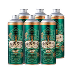 SNOWBEER 雪花 全麦5号 马口铁 拉格啤酒 1L*6罐