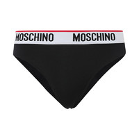 MOSCHINO 女士字母印花三角内裤 Z A4732 9014 黑色 1