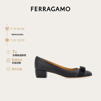 Salvatore Ferragamo 菲拉格慕 Ferragamo）女士黑色女鞋 0775750_1D _ 60/36.5码