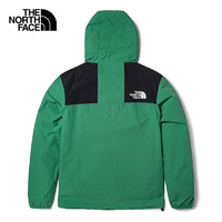 THE NORTH FACE 北面 冲锋衣款季户外运动上衣夹克透汽舒适防风休闲外套 PK1/绿色 L