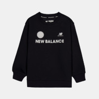 new balance nb官方童装 秋简约潮酷纯色时尚休闲运动感儿童卫衣