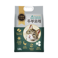 吉萌萌 韩国豆腐猫砂18L装  1.5mm细颗粒原味绿茶活性炭除臭幼猫沙