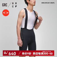 GRC Gentleman Racing ClubGRC桀骜无尽RESEARCH新款 骑行服多口袋防摔背带短裤自行车骑行裤 黑色 S