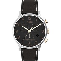 TIMEX 天美时 男士皮革手表 TW2T71500VQ 棕色