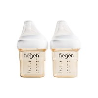 hegen 奶瓶PPSU 150ml 2P(含阶段奶嘴) (1-3个月)硅胶多功能