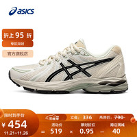 ASICS 亚瑟士 跑步鞋女鞋缓震透气运动适回弹网面跑鞋 GEL-FLUX CN 浅灰色/黑色 39