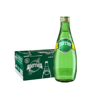 88VIP：perrier 巴黎水 法国进口巴黎水原味气泡水330ml*24天然矿泉水饮料无糖