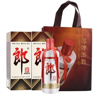 LANGJIU 郎酒 郎牌郎酒53度500ml*1/2瓶酱香白酒郎经典传承高端酒水