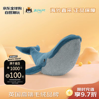 jELLYCAT 邦尼兔 英国高端毛绒玩具 了不起的吉尔伯特蓝鲸 17cm 生日 礼物 送女友