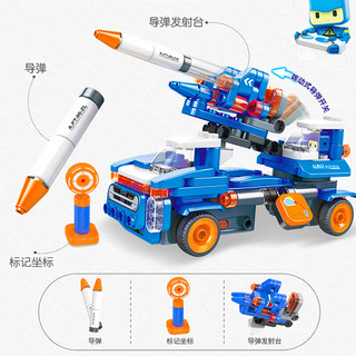 BLOKS 布鲁可积木 交通工具系列 62109 鲁鲁遥控导弹车