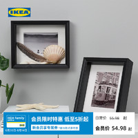 IKEA宜家维坦赫塑料黑白多尺寸画框简约现代北欧风客厅用家用