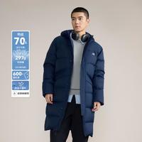 new balance 男款时尚休闲长款连帽羽绒服 AMJ43355