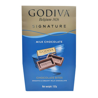 GODIVA 歌帝梵 醇享系列片装牛奶巧克力口味132g