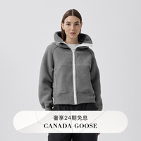 加拿大鹅(Canada Goose)Chilliwack 女士白标羊毛抓绒外套飞行员夹克大鹅外套 7102W1 99 米灰色 S