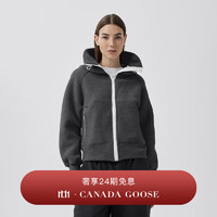 加拿大鹅（Canada Goose）Chilliwack 女士白标羊毛抓绒外套飞行员夹克大鹅外套 7102W1 211 采石场灰 XL