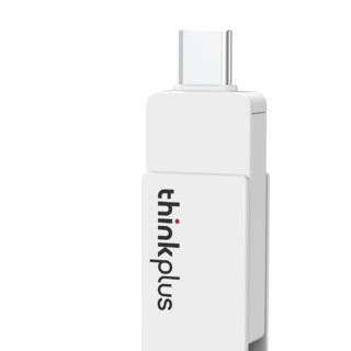 thinkplus 联想 128G USB3.2金属U盘 高读速写Type-C双接口大容量手机电脑两用u盘商务办公优盘 TU260系列