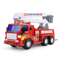 LiLi 力利 消防车玩具超大号升降云梯车救火男孩儿童可喷水消防车汽车模型 32828B