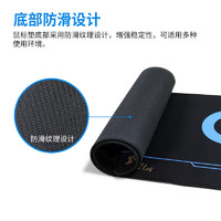 罗技 logitech 游戏鼠标垫游戏锁边鼠标垫 电竞鼠标垫 家用办公鼠标垫 加大包边 吃鸡游戏鼠标垫 罗技大桌垫