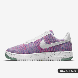 NIKE 耐克 Air Force 1 Crater Flyknit 女子休闲运动鞋 DC7273-500 紫粉 36