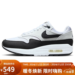 NIKE 耐克 运动休闲鞋女子气垫AIR MAX 1运动鞋DZ2628-102白黑36