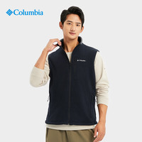 Columbia24秋冬哥伦比亚马甲男款户外抓绒背心加厚保暖AE1056 015 L