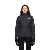 THE NORTH FACE 北面 美版女款防风防水透气连帽冲锋衣夹克 JK3-黑色 L