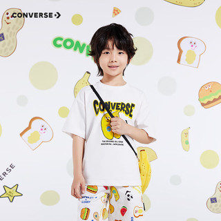 CONVERSE 匡威 童装2024年秋季新款童趣香蕉图案儿童T恤