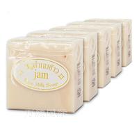 JAM 泰国香米手工皂纯正天然香米洁面皂洗手洗脸清洁沐浴香皂60g/块五块装