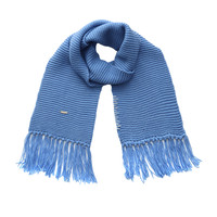 CUBIC 伊顿麦斯 流苏边缘细节缝线两用披肩围巾