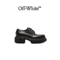 OFF-WHITE Exploration 男士黑色皮质德比鞋