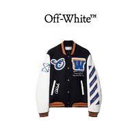 OFF-WHITE ON THE GO男女同款学院风飞行员夹克外套