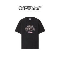 OFF-WHITE 女士合身圆领短袖T恤