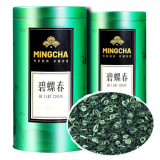 高山绿茶碧螺春茶叶罐装150g