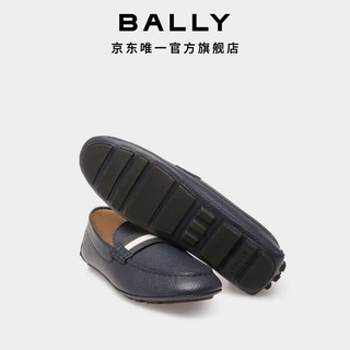 BALLY巴利男士蓝色皮革驾驶鞋6304669 蓝色 39