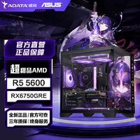 百亿补贴：ADATA 威刚 AMD R5 5600主机台式办公游戏电脑高配DIYdiy组装台式机整机