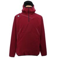 DESCENTE 迪桑特 男士抓绒夹克棒球服上衣外套长袖DBX2360C运动 DENG.D酒红色-仓库2