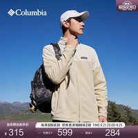 Columbia哥伦比亚户外男子简约立领时尚外套保暖舒适抓绒衣AE0560 271(24年) M(175/96A)