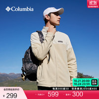 Columbia哥伦比亚户外男子简约立领时尚外套保暖舒适抓绒衣AE0560 271（24年） XXL(190/104A)