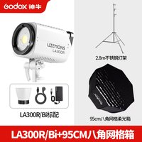  Godox/神牛 双色温 全彩补光灯+灯架+八角网格箱