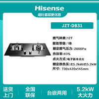 Hisense 海信 燃气灶天然气灶家用5.2KW大火力猛火台嵌两用煤气灶官方DB31