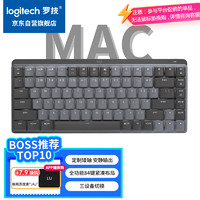 logitech 罗技 ogitech 罗技 Mechanical mini 84键 蓝牙 双模机械键盘键盘 石墨黑 茶轴 单光