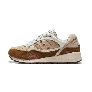 saucony 索康尼 SHADOW 6000咖啡情侣款经典时尚复古运动休闲鞋