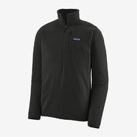 巴塔哥尼亚（Patagonia）男子抓绒衣R1 Pullover 秋冬款户外舒适休闲保暖套头衫长袖上衣 Black (BLK) L