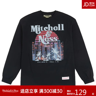 Mitchell&Ness Mitchell & Ness 城市剪影长袖T恤 MN24SST1102