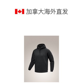 加拿大Arc'teryx Emblem男士有机棉混纺抓绒连帽衫舒适百搭 Lucent-仓Q14a