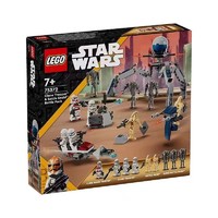 百亿补贴：LEGO 乐高 星球大战系列75372克隆人士兵和战斗机益智拼搭积木玩具