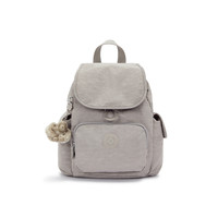 凯普林 kipling男女款2024秋冬新帆布包书包出游包猴子包双肩包背包 CITY PACK MINI-岩石灰