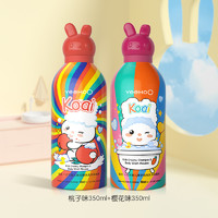 YeeHoO 英氏 婴儿洗发沐浴二合一  桃子味350ml+蓝莓味350ml