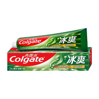 Colgate 高露洁 冰爽牙膏龙井刷牙后口腔会产生强劲的冰爽感含氟口气清新更持久 120g